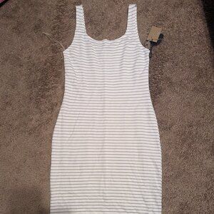 Stripped Bodycon Dress